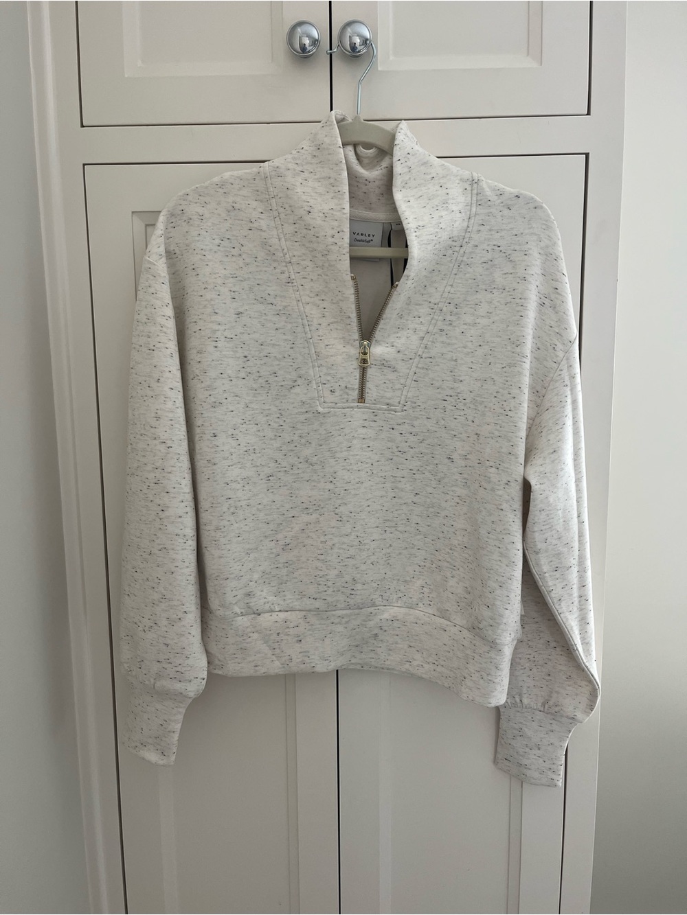 Varley Ivory Marl Fleck Davidson Sweatshirt XS NWT